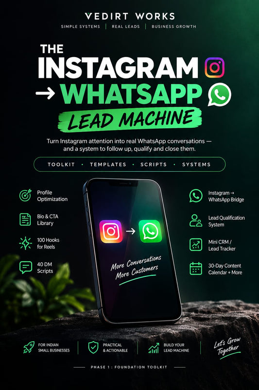 The Instagram WhatsApp Lead Machine Cover