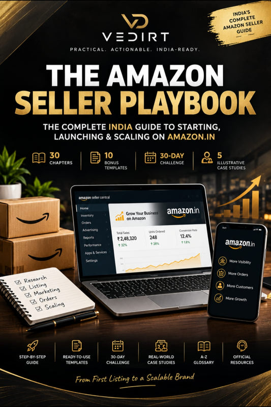 The Amazon Seller Playbook – India's Complete Amazon.in Guide by Vedirt